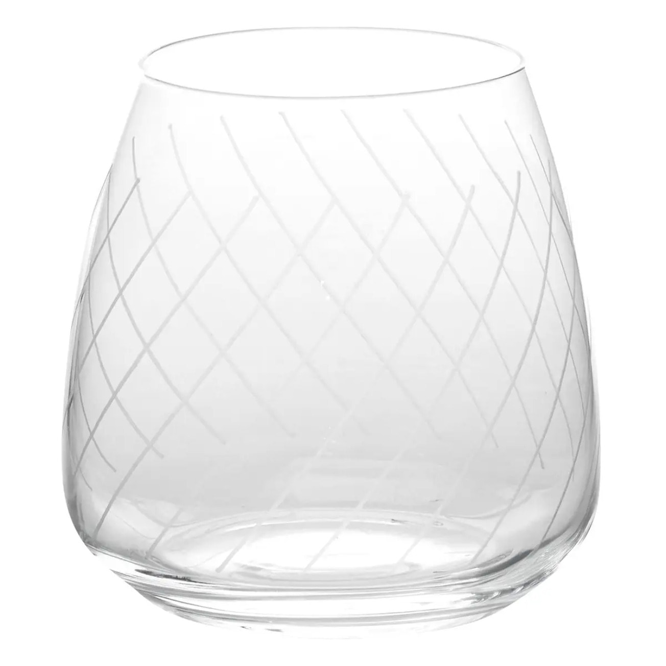 Lot de 4 gobelets bas Talia cristallin