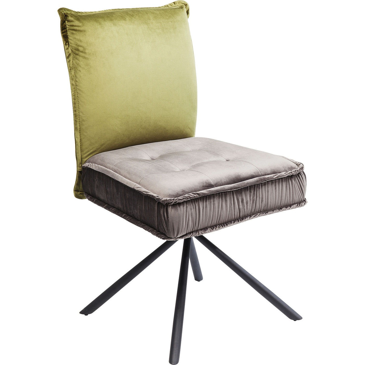 Chaise Chelsea verte et grise Kare Design