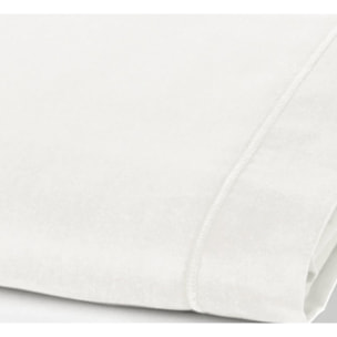 DRAP 2 PERS 240x300 percale de Coton - PERCALE BLANC