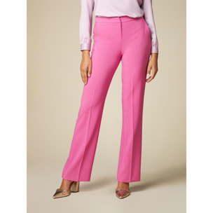 Oltre - Pantalón regular de tejido técnico - Rosa