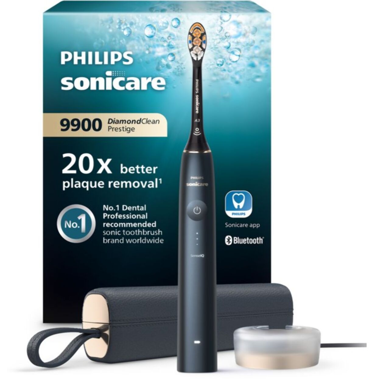 Brosse à dents électrique PHILIPS Sonicare Diamondclean Prestige 9900 HX9992/12