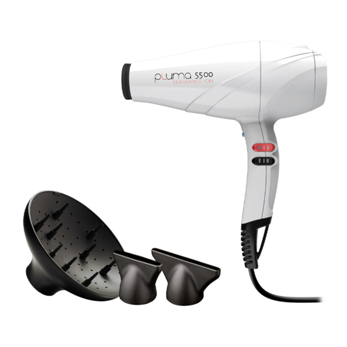 GA.MA Salon Exclusive Phon Pluma 5500 Endurance Ion Bianco 2400w