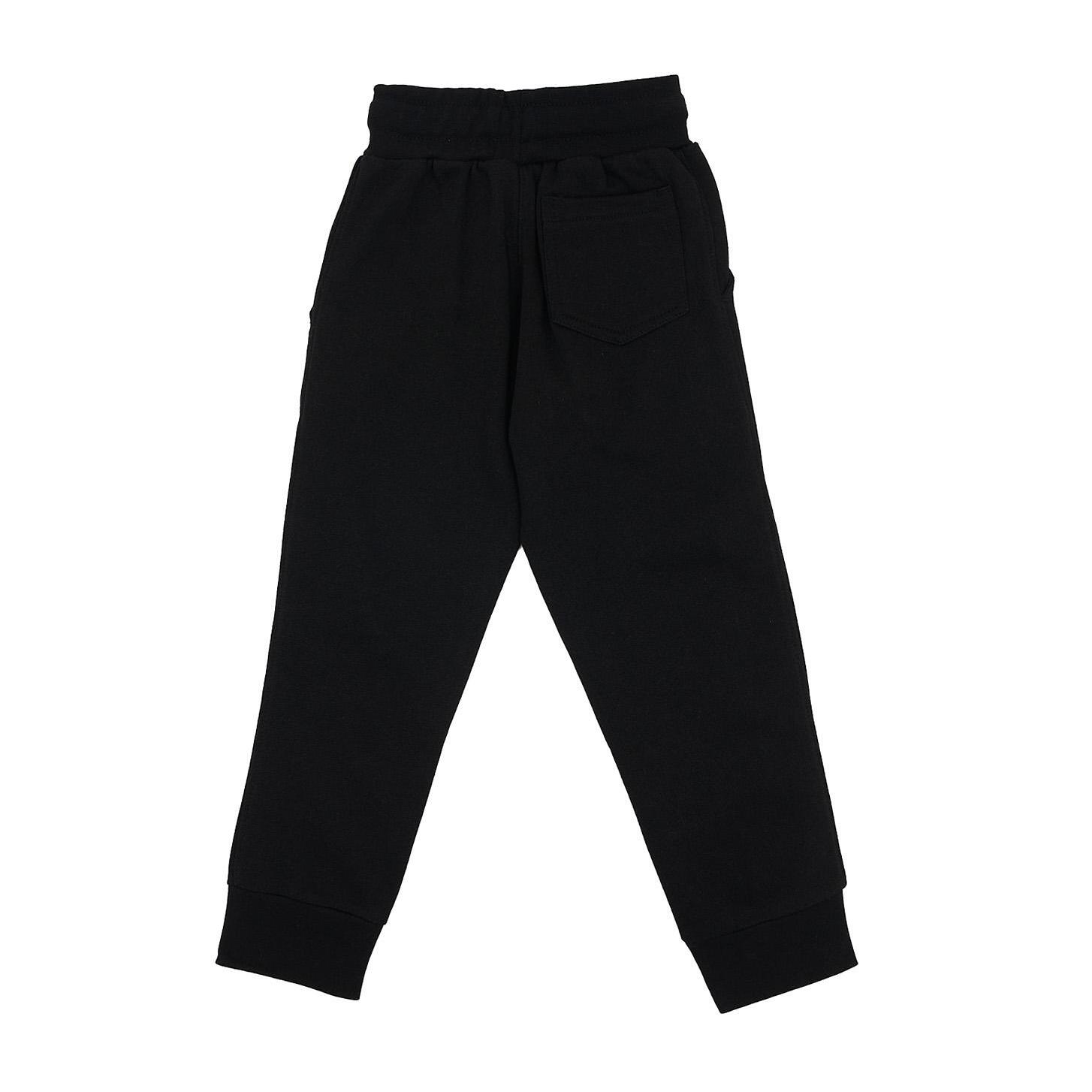 Pantalones de sudadera básicos con logo grande para niños
