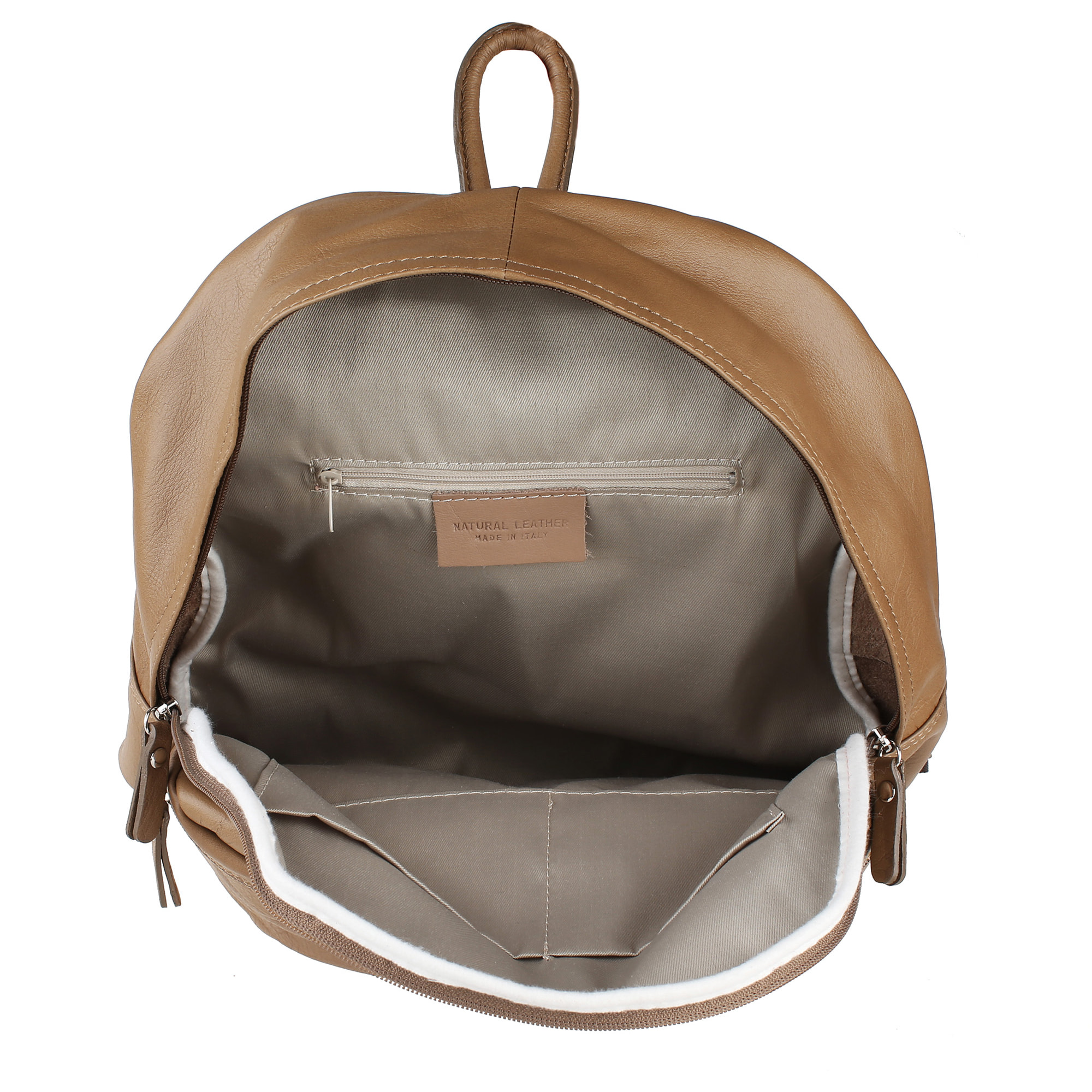 Chicca Borse Borsa Zaino Beige