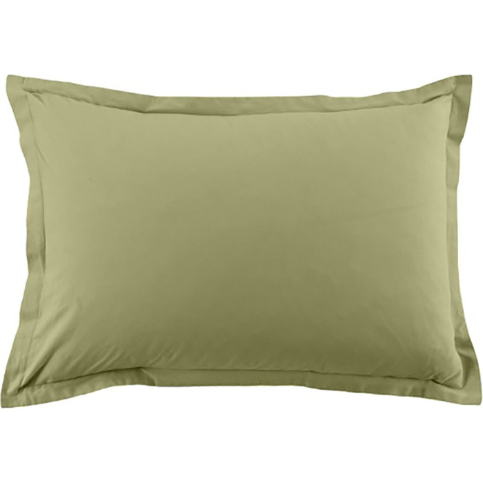Lot De 2 Taies D'oreiller 100% Coton 57fils Verveine