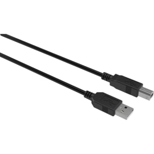 Câble imprimante LISTO USB-A vers USB-B 1M noir