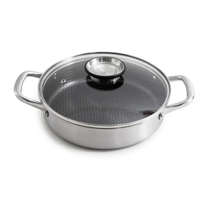Sautoir en inox avec fond triplex