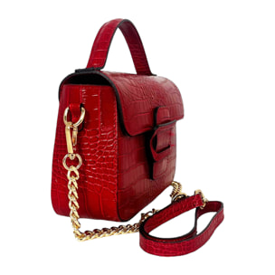 Bolso Cruzado Cheval Firenze Beatrice Rojo Oscuro