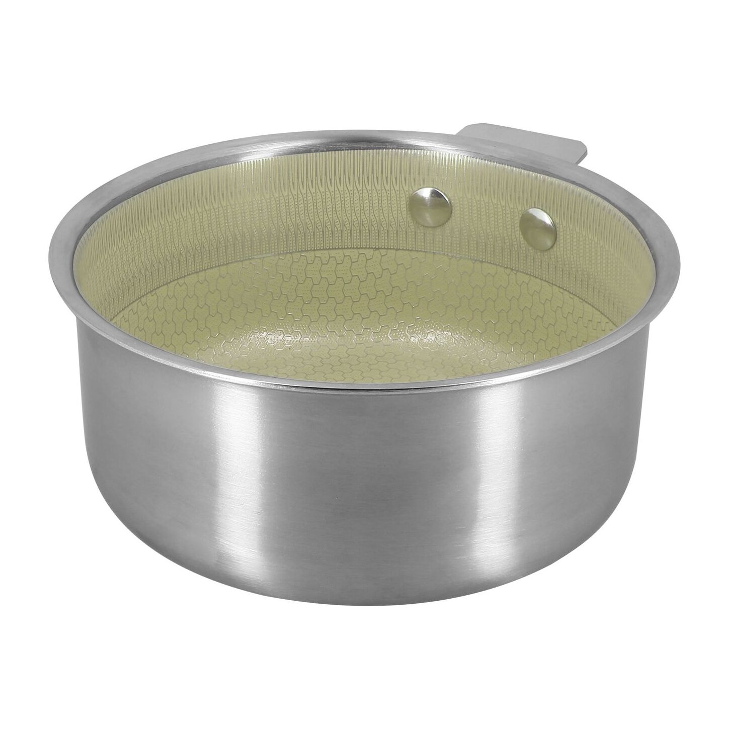 Casserole 16cm en acier inoxydable vert AGLAE