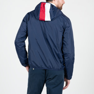 Giubbino in nylon con contrasti di colore