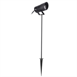 FORLIGHT Ousia baliza negro para bombilla GU10