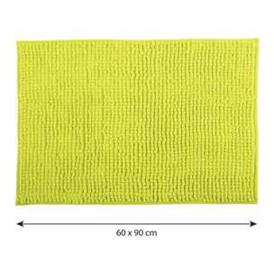 Alfombra de chenille para baño, Color Verde (60 x 90 cm) - MSV.