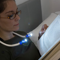 Luce Led da lettura da collo - 2 x 56 cm
