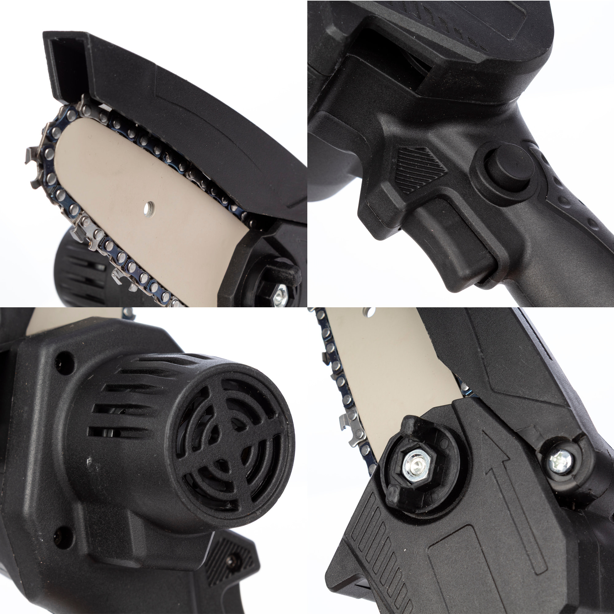 Motosierra de 4 pulgadas, 21V, 20000 RPM, 180W y DOBLE BATERIA de 13000mAh.