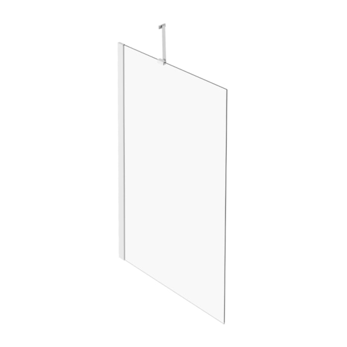 Pare bain fixe réversible Brive avec barre de renfort