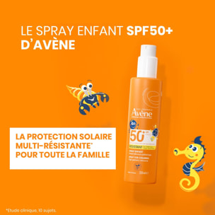 Spray Enfant SPF50+ - Protection Solaire Résistant Eau Sable Sueur 200 ml