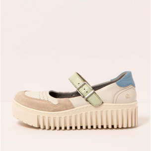 Zapatos 1515 NAPPA CREAM-LIMA/BRIGHTON color Cream-lima