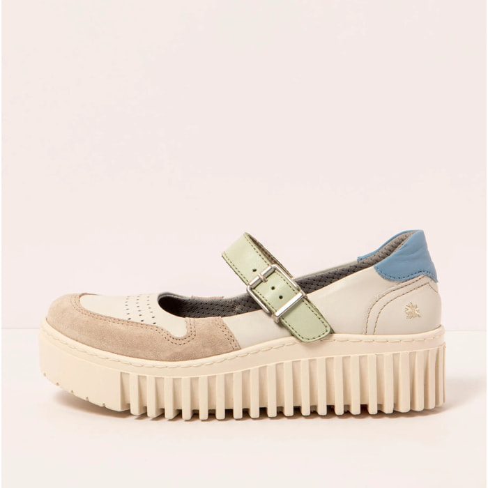 Zapatos 1515 NAPPA CREAM-LIMA/BRIGHTON color Cream-lima