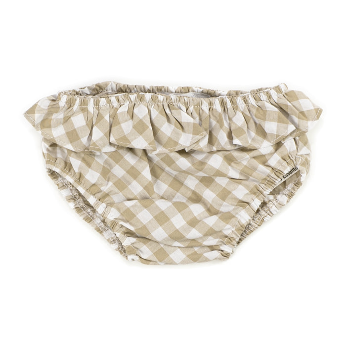 Costume Slip in Vichy di Cotone