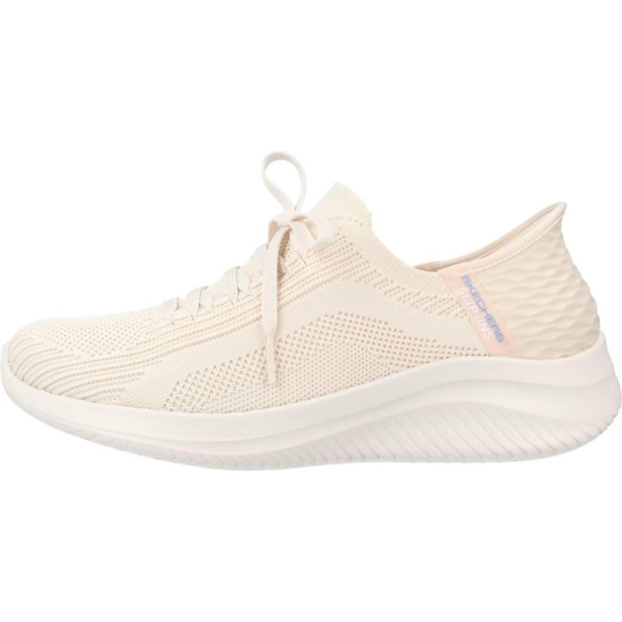 Sneakers De  Mujer Slip-ins: Ultra Flex 3.0 Tonal Stretc Beis