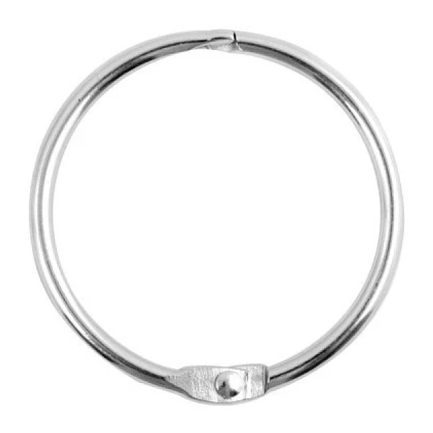 Lot de 12 anneaux pour rideaux de douche RINGO SMALL Brossé Spirella