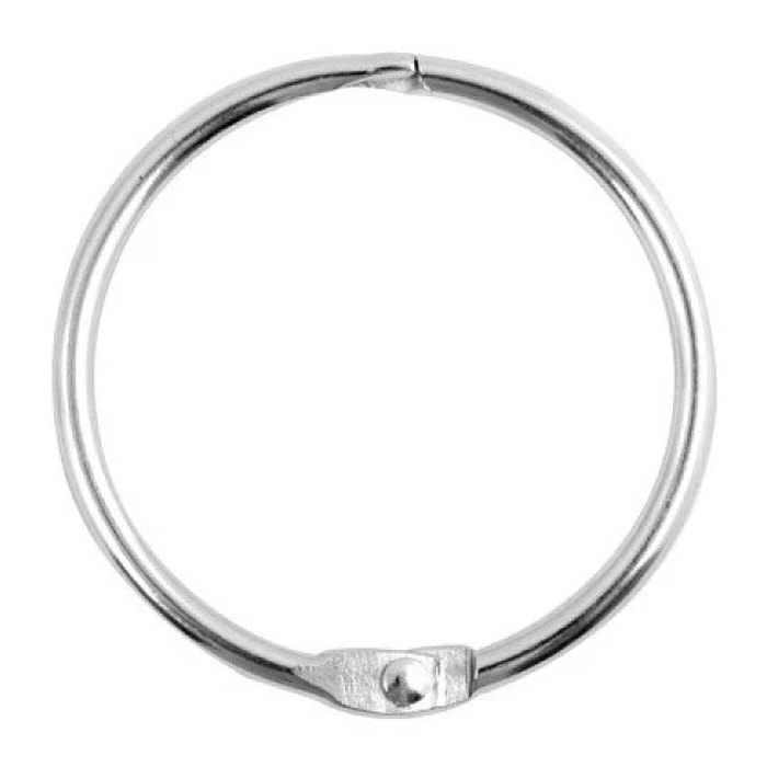 Lot de 12 anneaux pour rideaux de douche RINGO SMALL Brossé Spirella