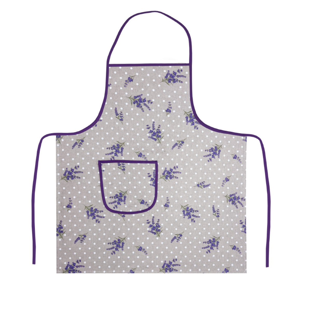 Set 2 Pezzi Grembiule Cucina Con Tasche 100% Cotone Disegno Mini Camargue