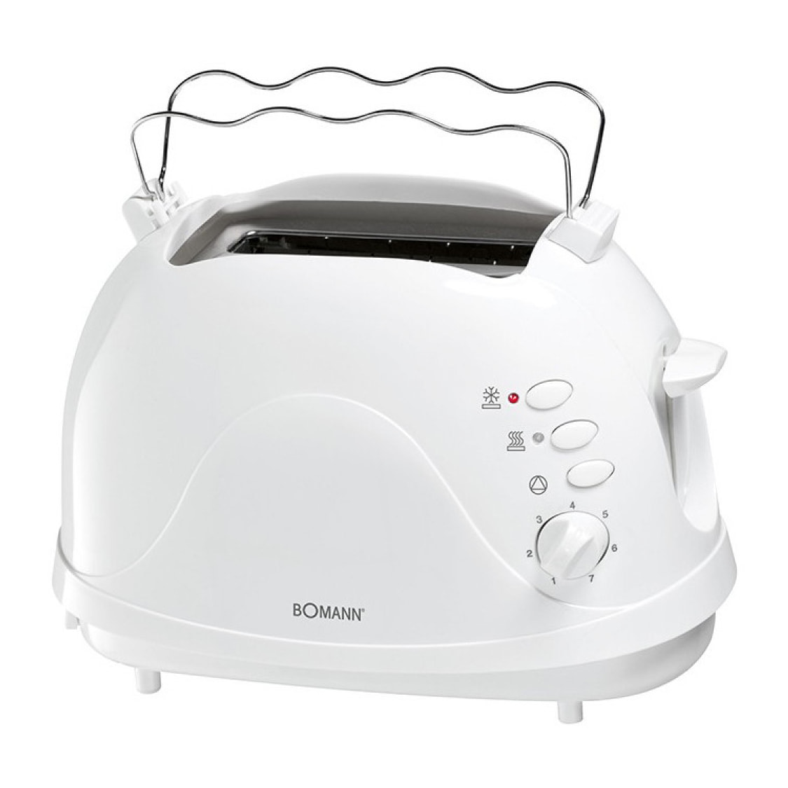 Grille-pain 2 fentes Bomann TA 246 CB Blanc