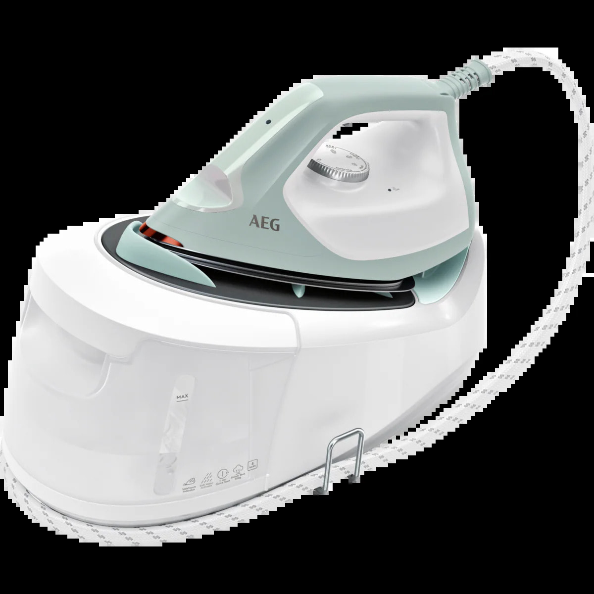 AEG Centro de planchado AEG Delicate 6000 de 2000 W y 300 g/mm de golpe de vapor ST6-1-4LG