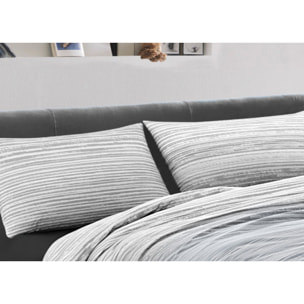 Copripiumino 100% Cotone Disegno Padel Grigio