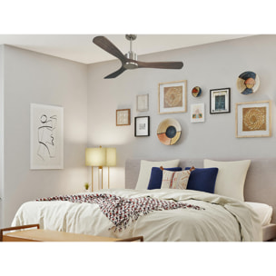 Ventilador de techo Reversible Termostato Wifi Motor DC Techos Inclinados Mando a Distancia Hypersilence Memoria MoyoD132C0364994 PURLINE