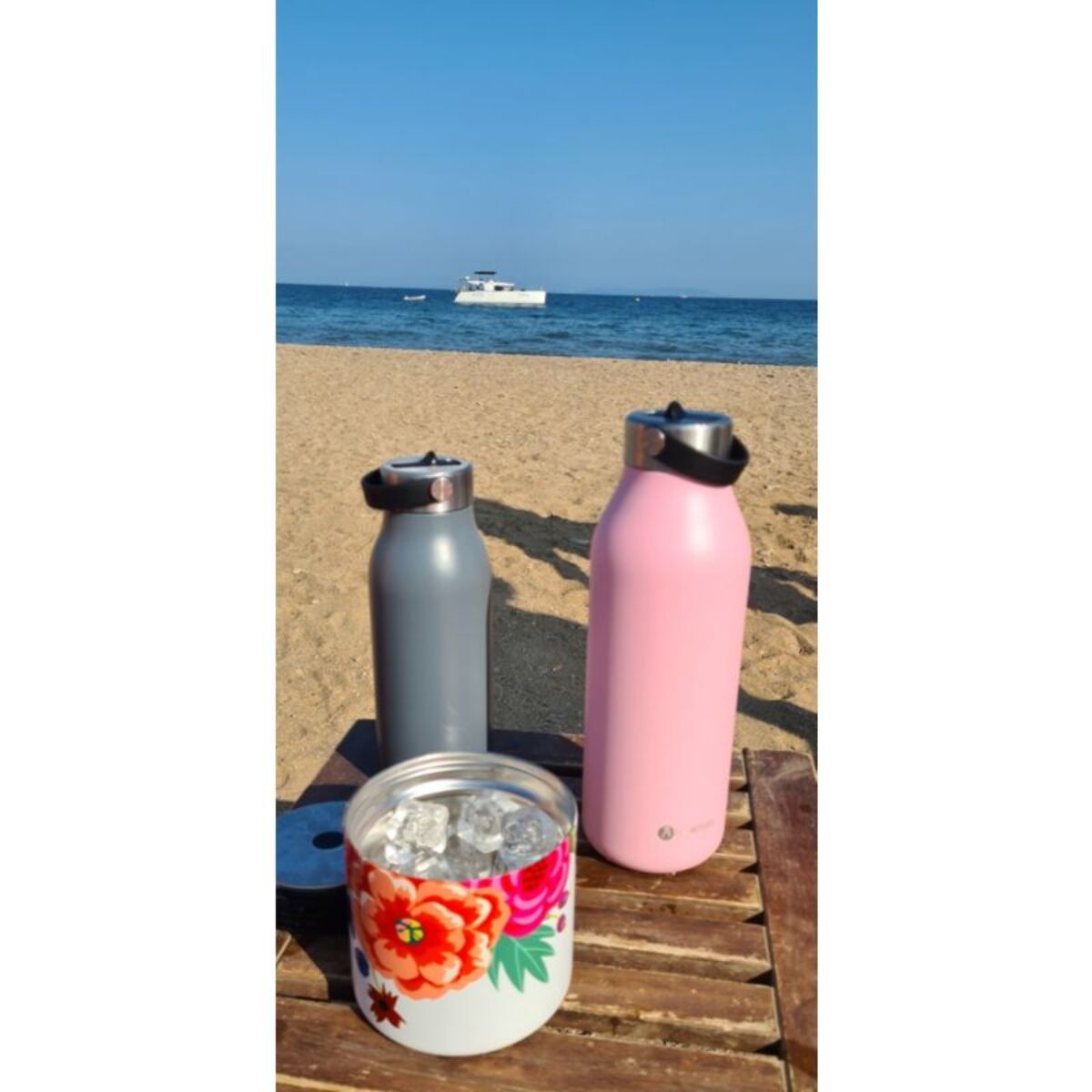 Bouteille isotherme LES ARTISTES 2.0 Magnolia 1L