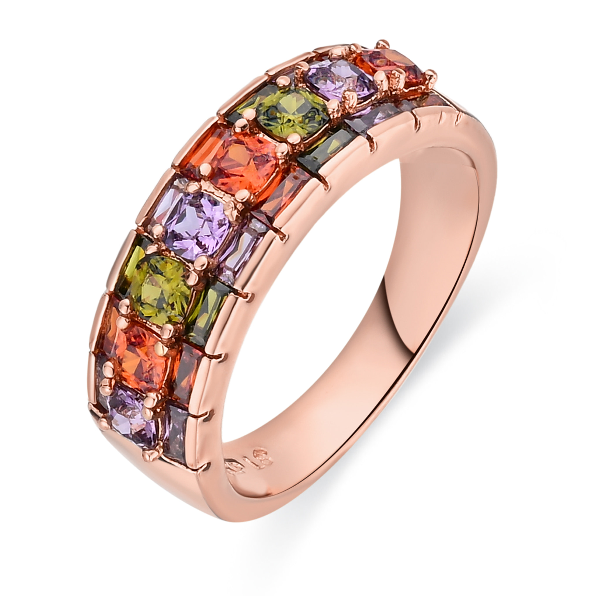 Anillo Morakbrao acabado oro rosa 18k