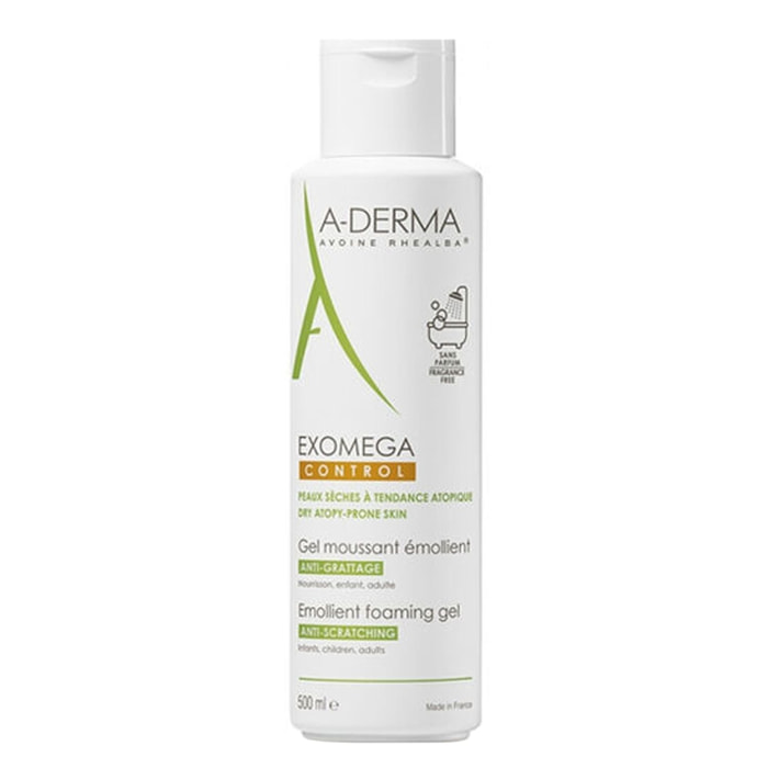 Exomega Control - Gel Moussant Emollient Anti-Grattage