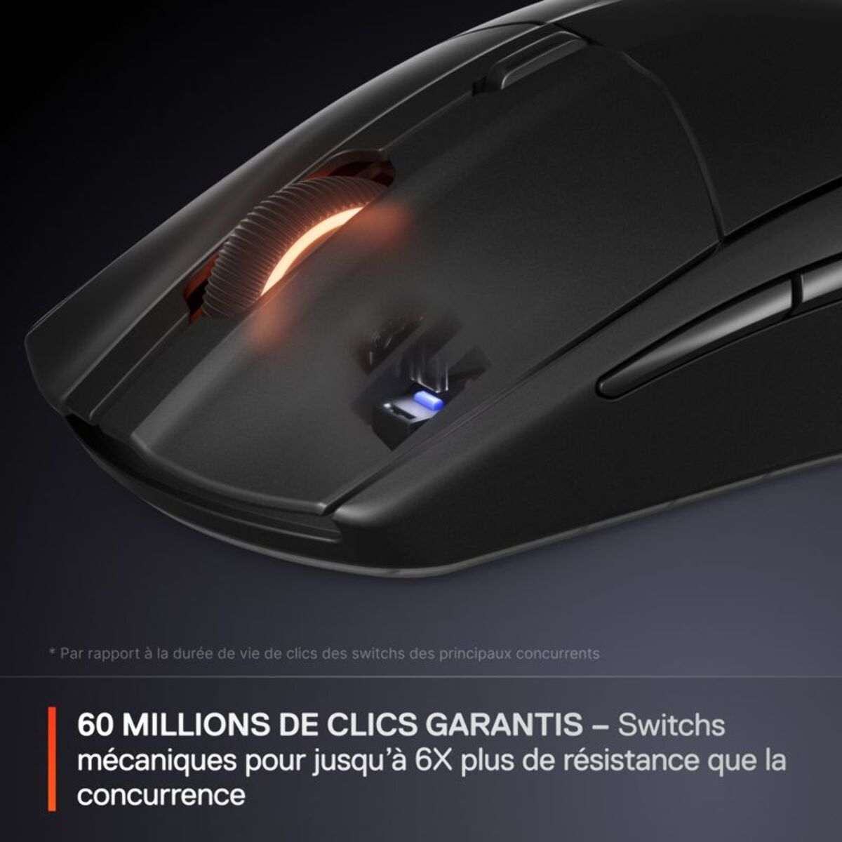 Souris Gamer Sans Fil STEELSERIES Rival 3 WL Gen 2 Noir