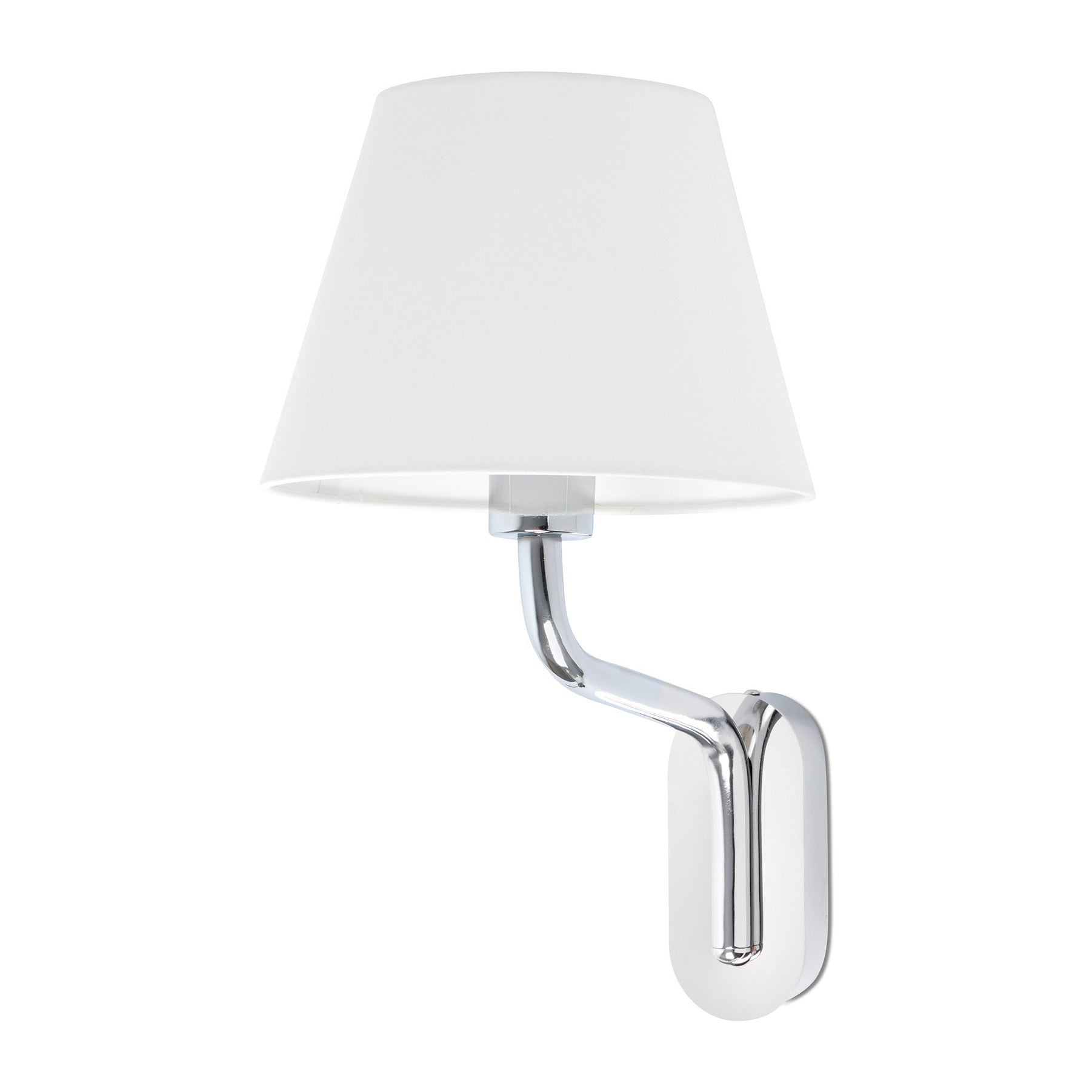 ETERNA Lampe applique chrome/blanc