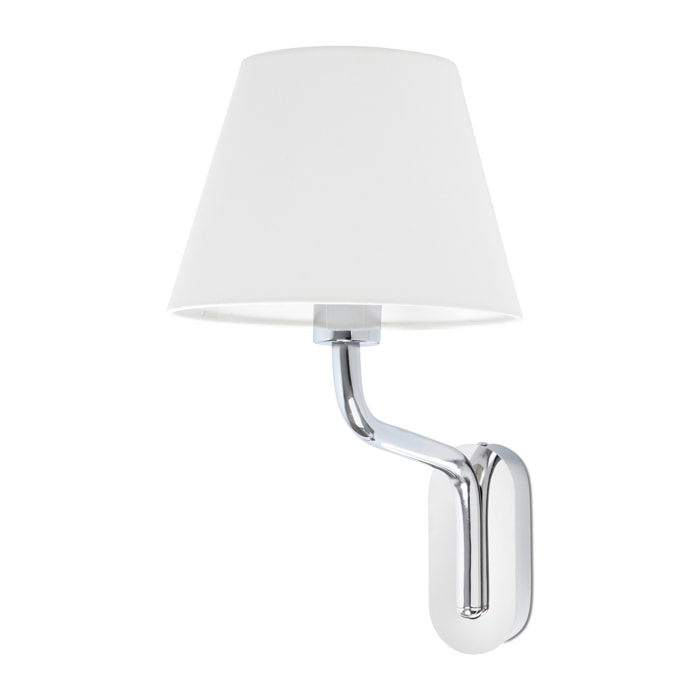 ETERNA Lampe applique chrome/blanc