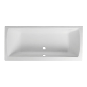 Baignoire rectangulaire Neon avec pied 180x80cm Blanc