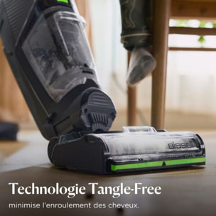 Aspirateur laveur BISSELL Crosswave HydroSteam Pet Pro - Fonction vapeur, idéale taches tenaces