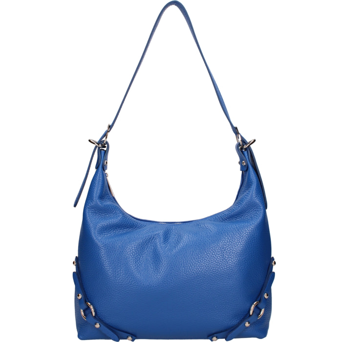 Borsa a spalla da donna In Vera pelle Made in Italy 30x30x9 cm