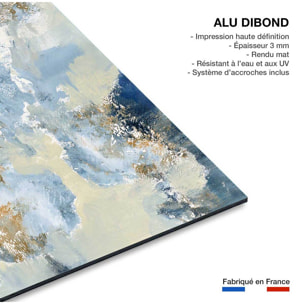 Décoration murale Indigo bleu Tableau alu Dibond