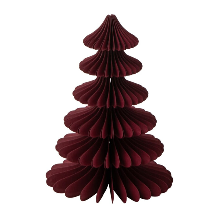 J-Line Arbre papier - bordeaux - extra small