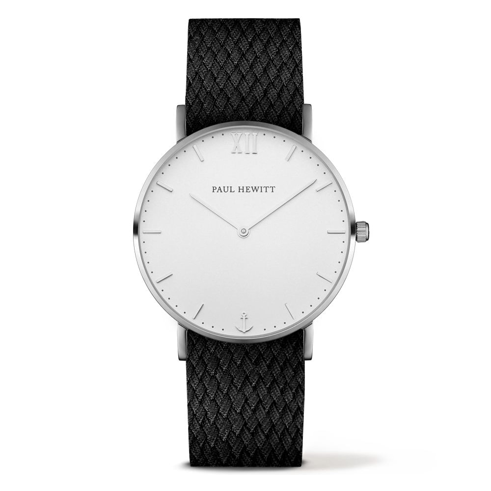 Reloj Paul Hewitt PH-SA-S-ST-W-21S Unisex Analogico Cuarzo con Correa de Nylon