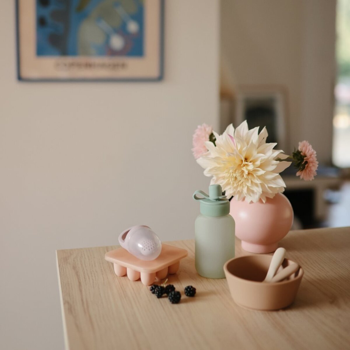 Mushie Pack 2 Bolsas Pure Silicona Solid