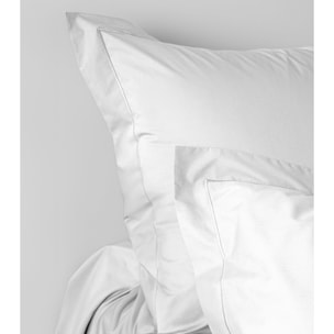 Taie d'oreiller percale de coton peigné "Julian" toutes dimensions Coton Pur