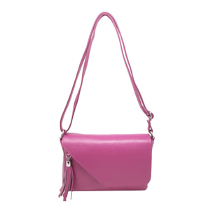 Chicca Borse Tracollina Donna in Pelle Fucsia