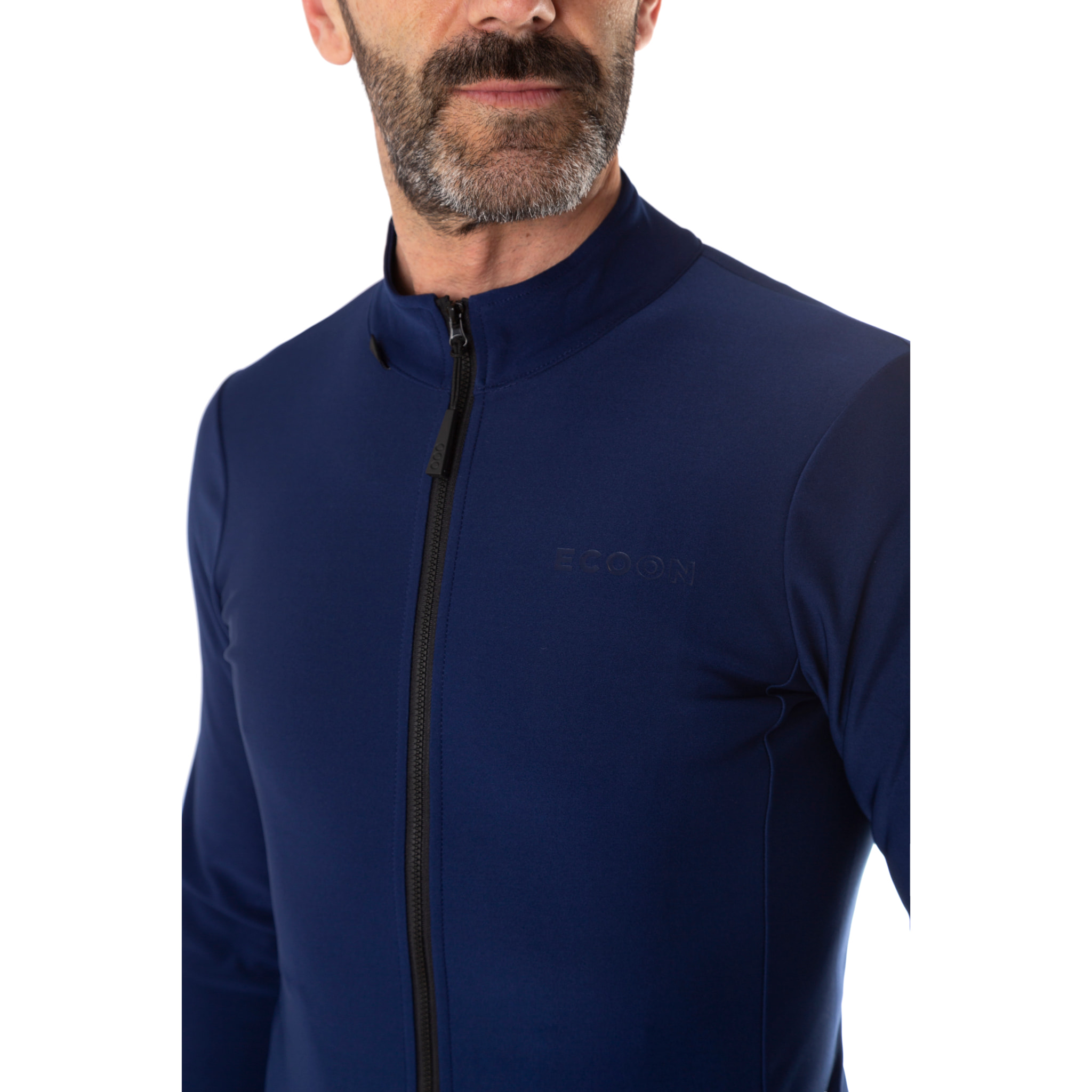 Cortavientos manga larga para hombre ECOON Puy de Dóme - azul marino