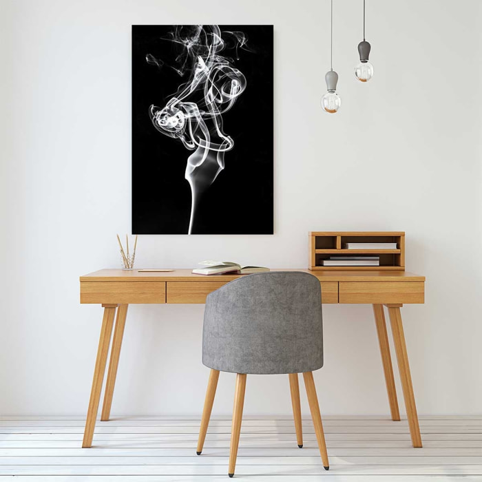 Tableau  white smoke tulip dream Tableau alu Dibond
