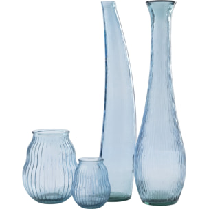 J-Line Vase - verre - bleu clair