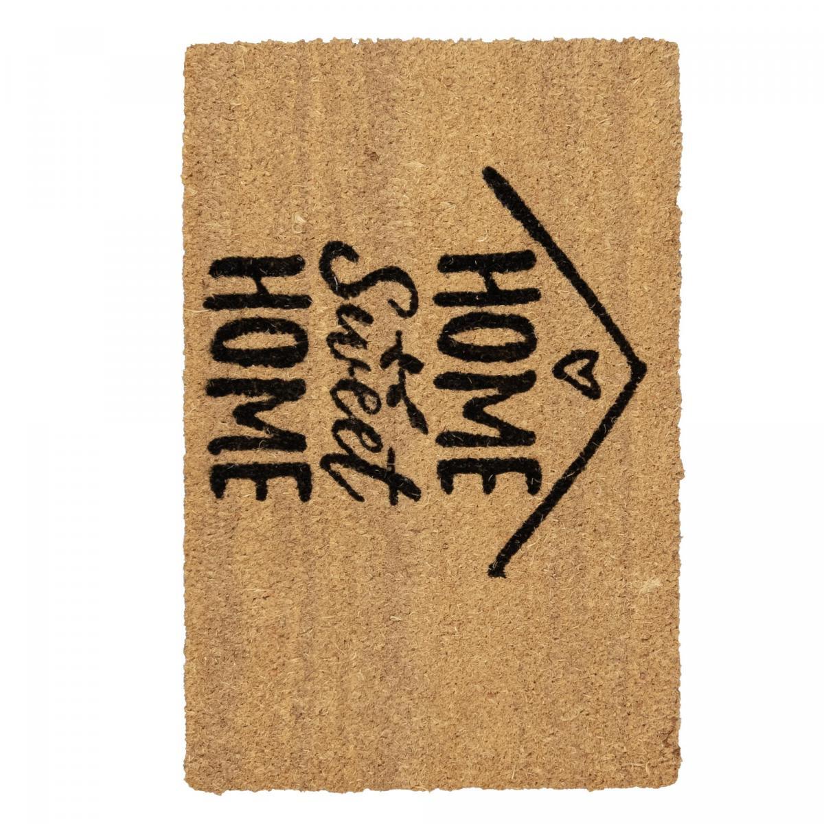 Paillasson motif texte en relief, chaleureux, NID